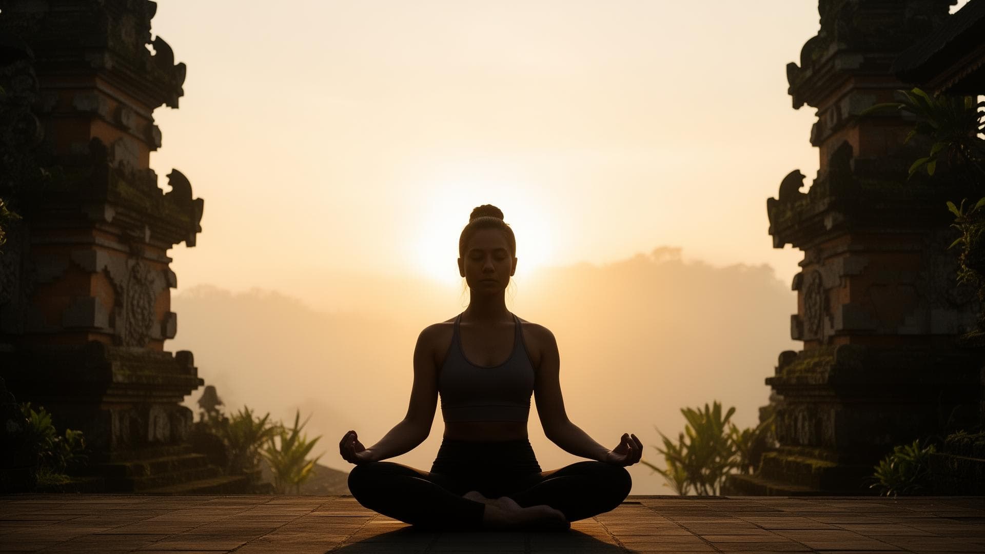 Yoga meditation background